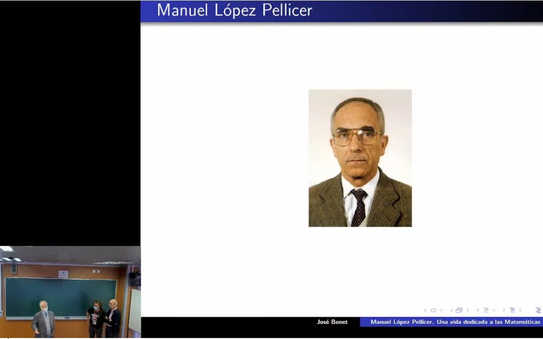 Homenaje a Manuel López Pellicer.